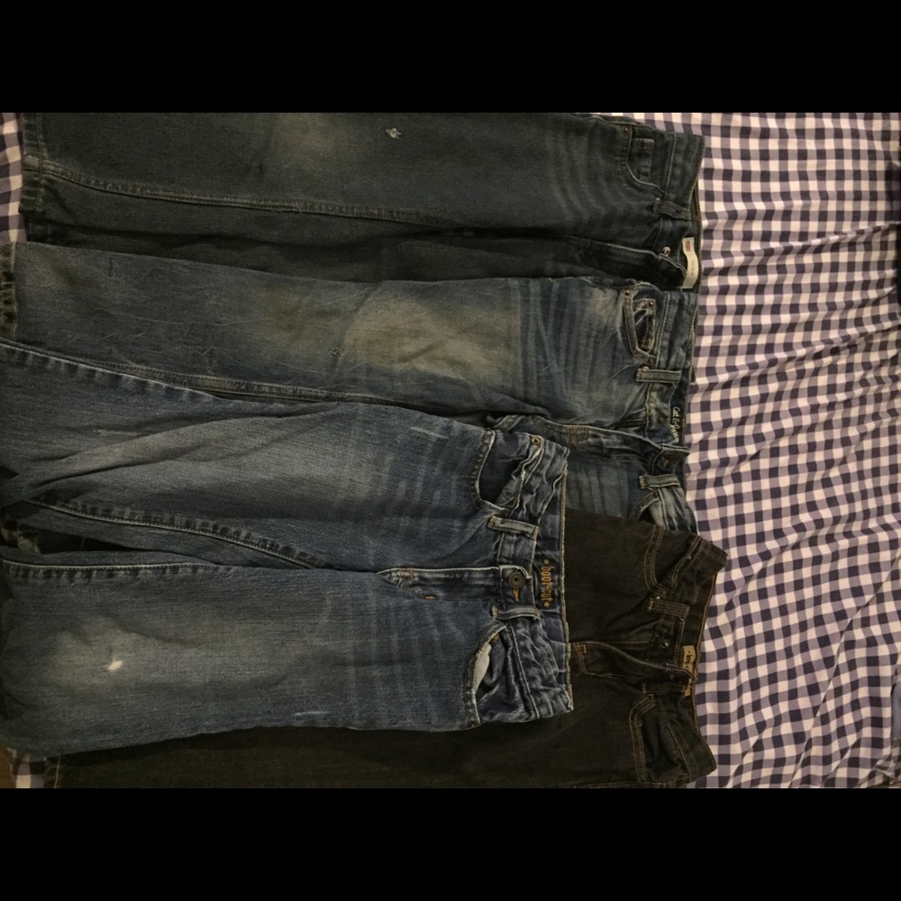 4 pair size 6 boys jeans